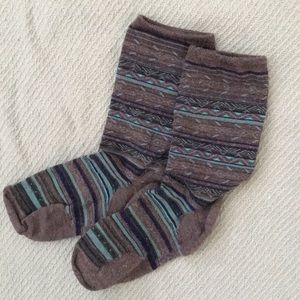 Smartwool Women M Geometric Print Crew Socks